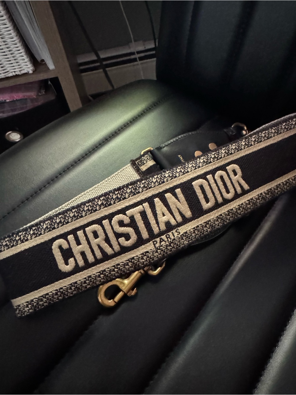 Saddle Bag with Gold 'D' Charm - Picture 7 of 11